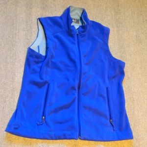 Women's purple REI fleece vest